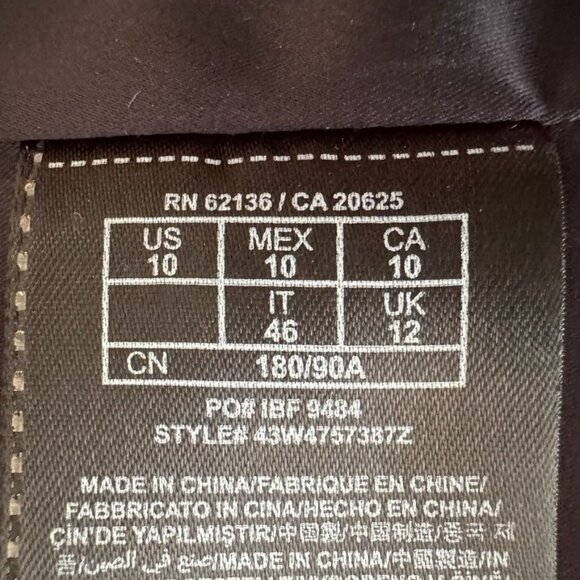 Guess By Marciano Arabian Night Animal Print Zip Front Crop Top Size 10 - Picture 6 of 10